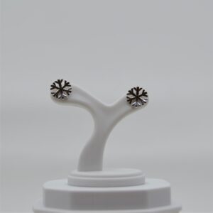 sterling silver snowflake earrings